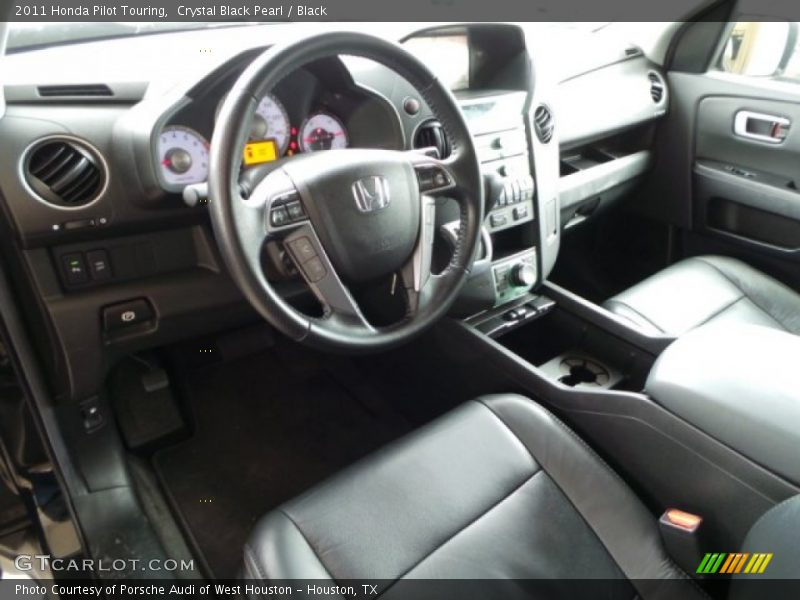 Crystal Black Pearl / Black 2011 Honda Pilot Touring