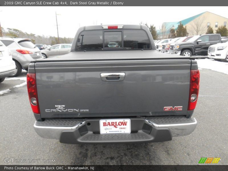 Dark Steel Gray Metallic / Ebony 2009 GMC Canyon SLE Crew Cab 4x4