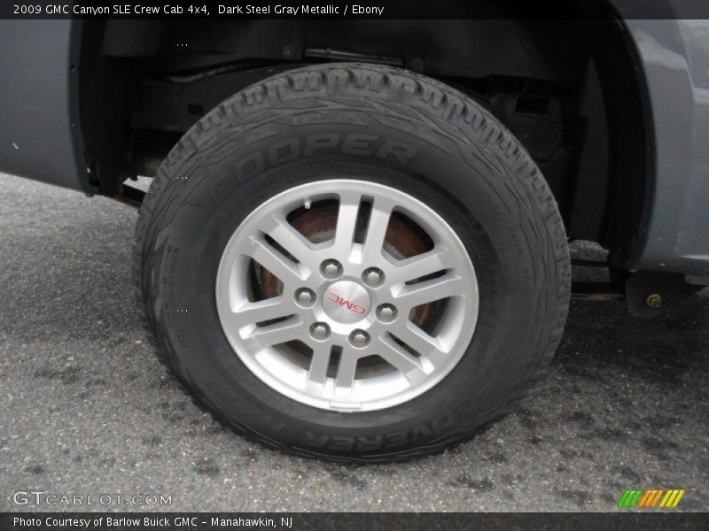 Dark Steel Gray Metallic / Ebony 2009 GMC Canyon SLE Crew Cab 4x4