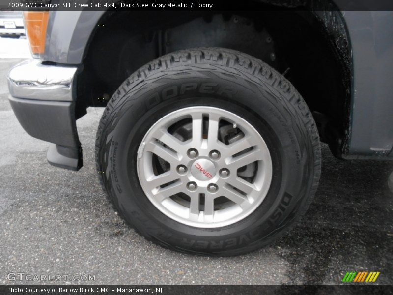 Dark Steel Gray Metallic / Ebony 2009 GMC Canyon SLE Crew Cab 4x4