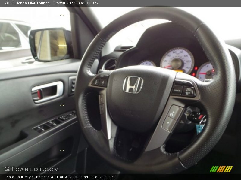 Crystal Black Pearl / Black 2011 Honda Pilot Touring