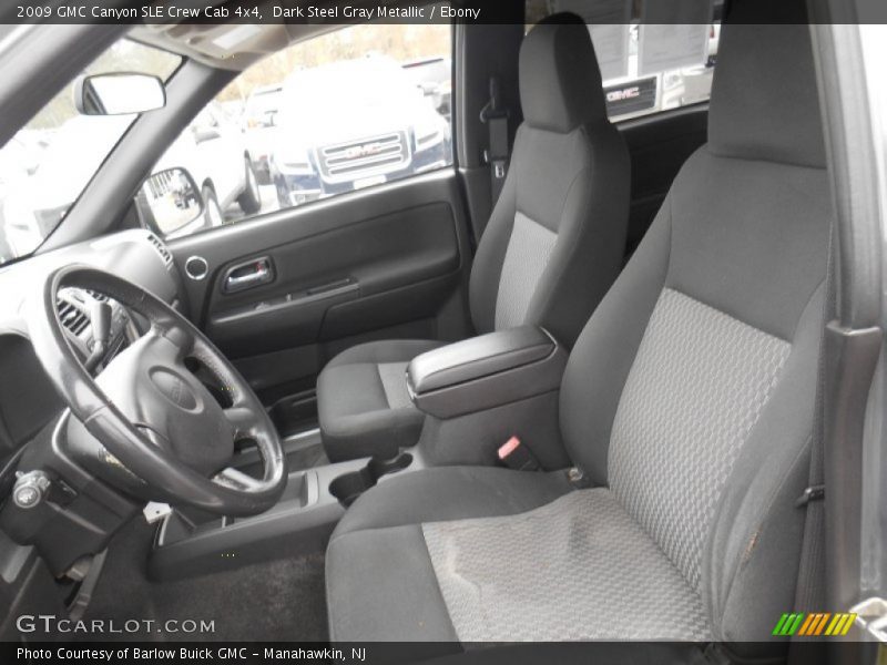 Dark Steel Gray Metallic / Ebony 2009 GMC Canyon SLE Crew Cab 4x4