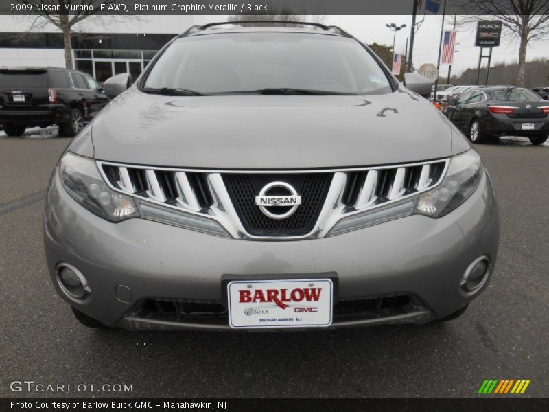 Platinum Graphite Metallic / Black 2009 Nissan Murano LE AWD
