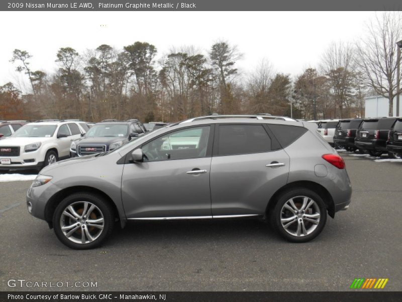 Platinum Graphite Metallic / Black 2009 Nissan Murano LE AWD