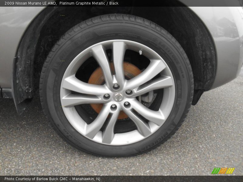 Platinum Graphite Metallic / Black 2009 Nissan Murano LE AWD