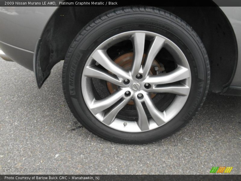 Platinum Graphite Metallic / Black 2009 Nissan Murano LE AWD