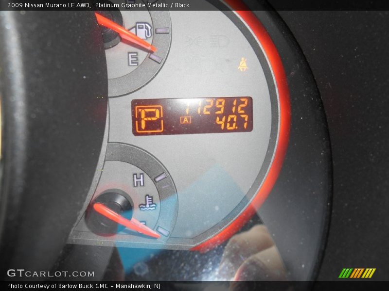 Platinum Graphite Metallic / Black 2009 Nissan Murano LE AWD