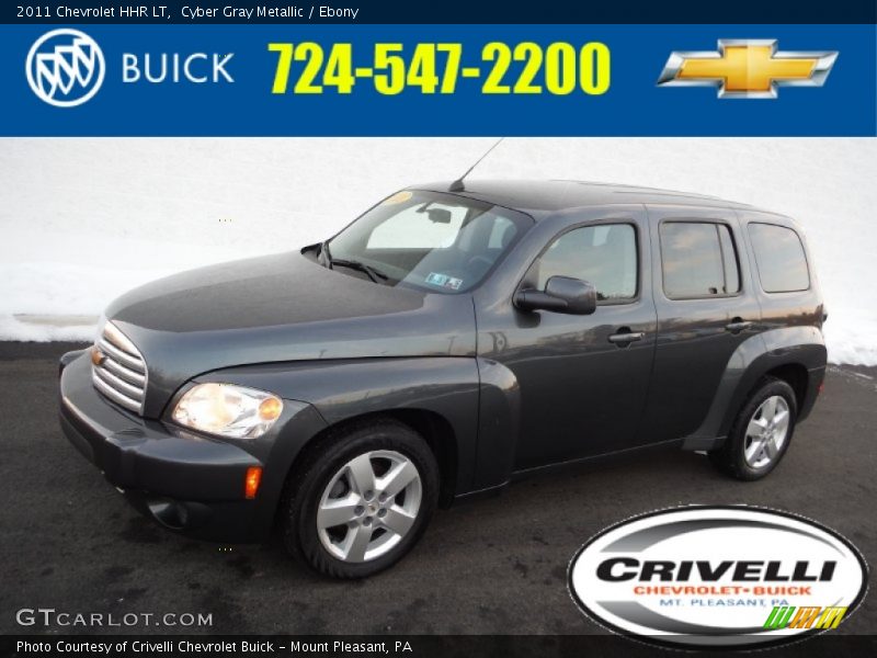 Cyber Gray Metallic / Ebony 2011 Chevrolet HHR LT