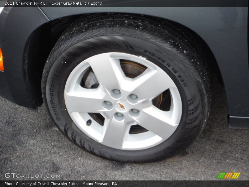 Cyber Gray Metallic / Ebony 2011 Chevrolet HHR LT