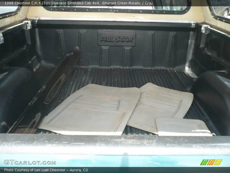 Emerald Green Metallic / Gray 1998 Chevrolet C/K K1500 Silverado Extended Cab 4x4