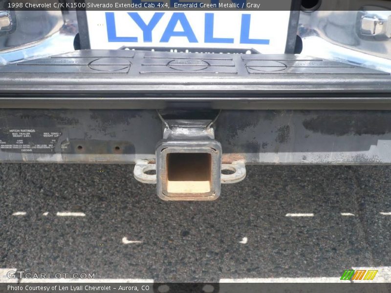 Emerald Green Metallic / Gray 1998 Chevrolet C/K K1500 Silverado Extended Cab 4x4