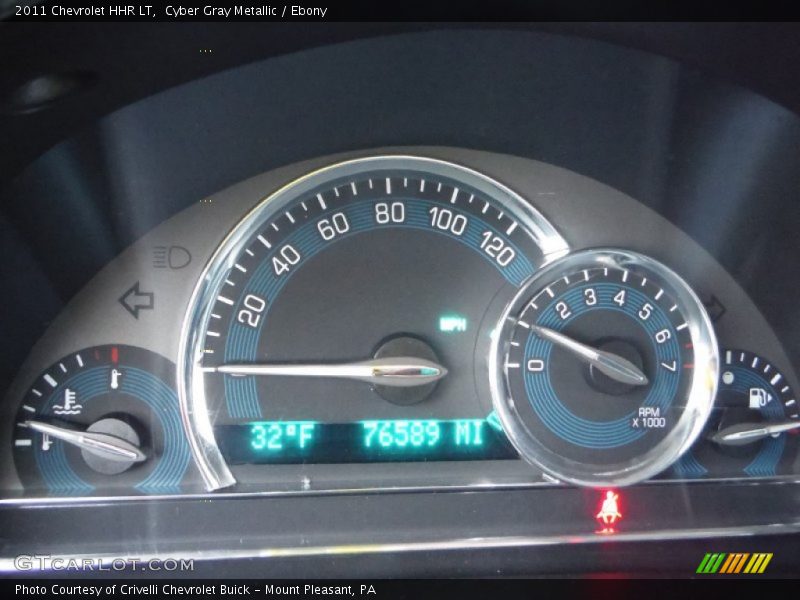 Cyber Gray Metallic / Ebony 2011 Chevrolet HHR LT