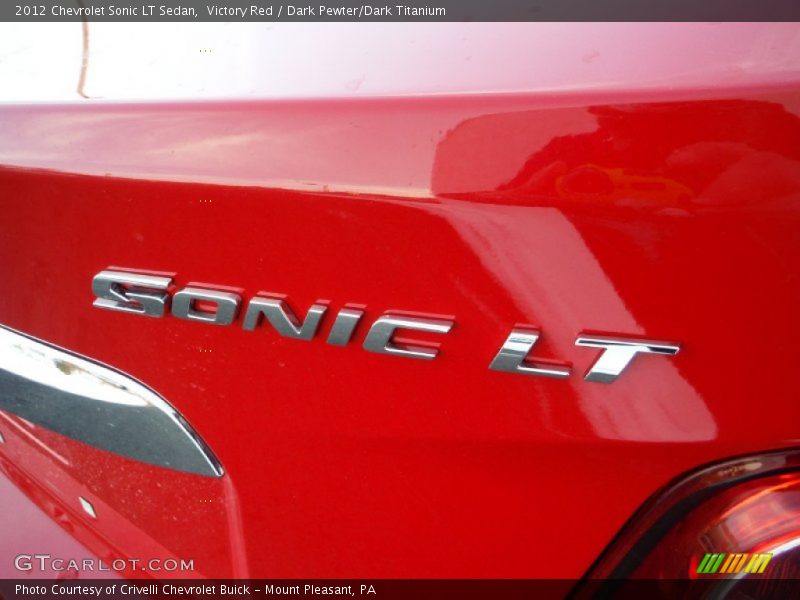 Victory Red / Dark Pewter/Dark Titanium 2012 Chevrolet Sonic LT Sedan