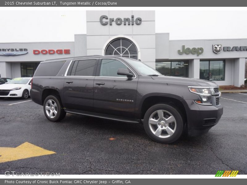 Tungsten Metallic / Cocoa/Dune 2015 Chevrolet Suburban LT