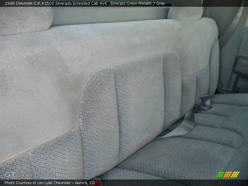 Emerald Green Metallic / Gray 1998 Chevrolet C/K K1500 Silverado Extended Cab 4x4