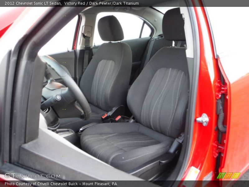 Victory Red / Dark Pewter/Dark Titanium 2012 Chevrolet Sonic LT Sedan