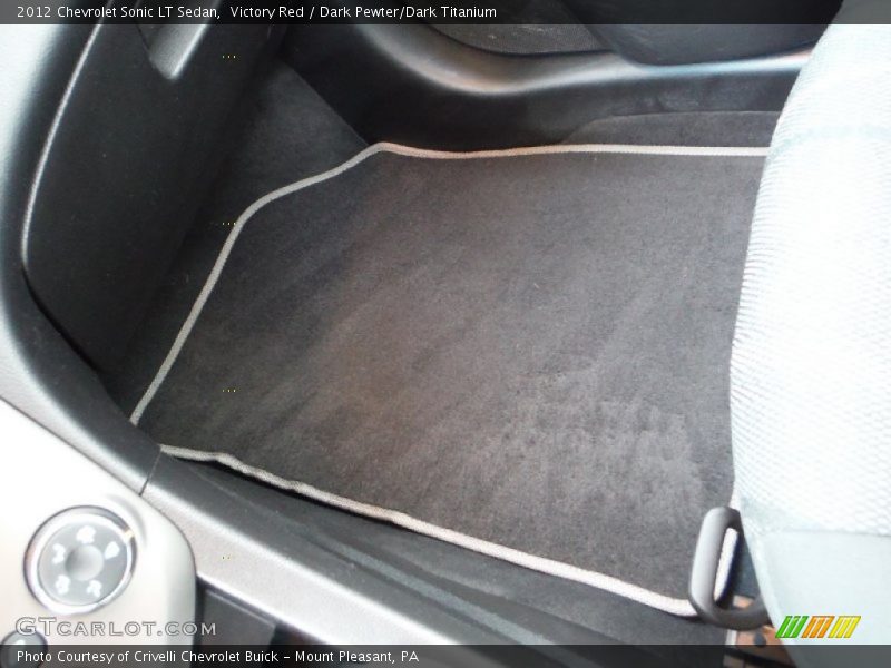 Victory Red / Dark Pewter/Dark Titanium 2012 Chevrolet Sonic LT Sedan
