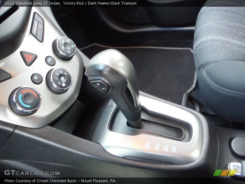 Victory Red / Dark Pewter/Dark Titanium 2012 Chevrolet Sonic LT Sedan
