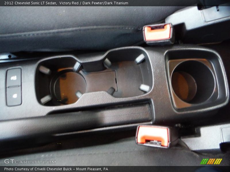 Victory Red / Dark Pewter/Dark Titanium 2012 Chevrolet Sonic LT Sedan