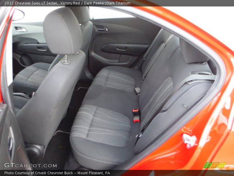 Victory Red / Dark Pewter/Dark Titanium 2012 Chevrolet Sonic LT Sedan