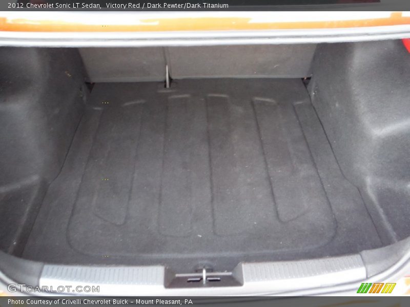 Victory Red / Dark Pewter/Dark Titanium 2012 Chevrolet Sonic LT Sedan