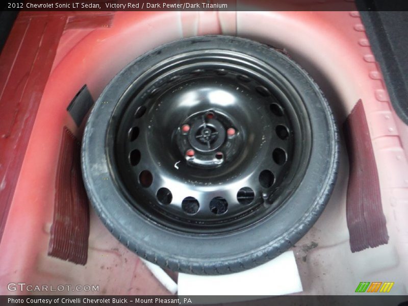 Victory Red / Dark Pewter/Dark Titanium 2012 Chevrolet Sonic LT Sedan
