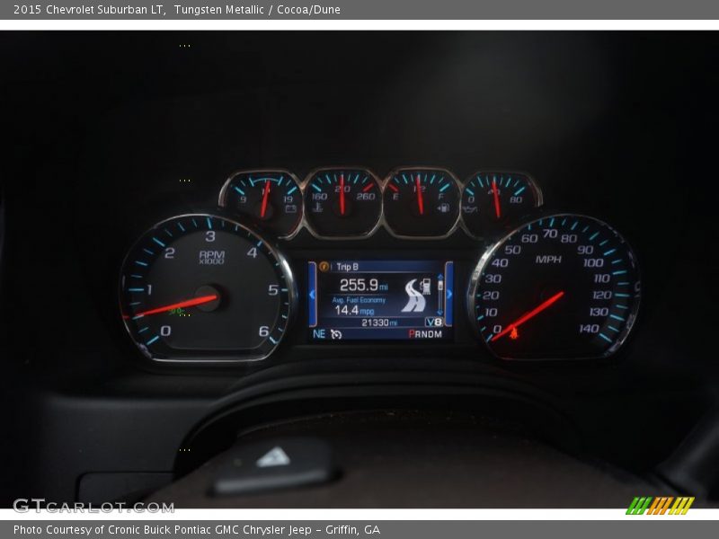 Tungsten Metallic / Cocoa/Dune 2015 Chevrolet Suburban LT