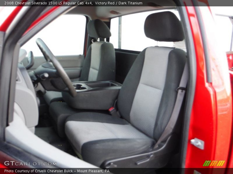 Victory Red / Dark Titanium 2008 Chevrolet Silverado 1500 LS Regular Cab 4x4