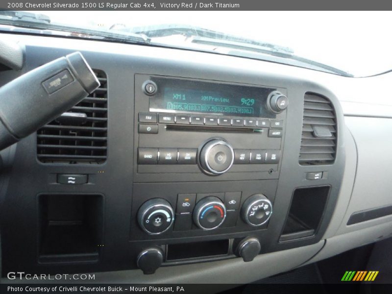 Victory Red / Dark Titanium 2008 Chevrolet Silverado 1500 LS Regular Cab 4x4