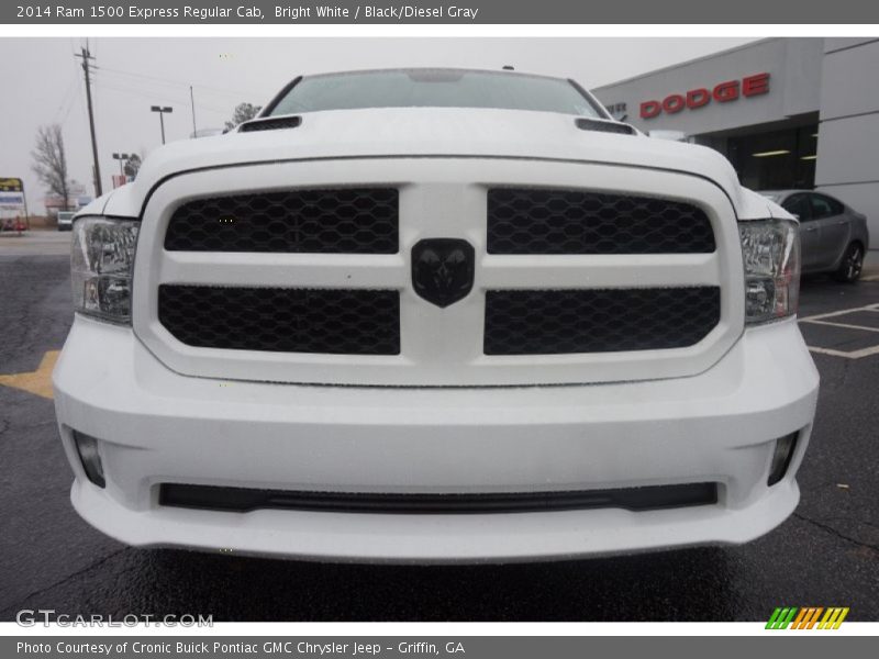 Bright White / Black/Diesel Gray 2014 Ram 1500 Express Regular Cab