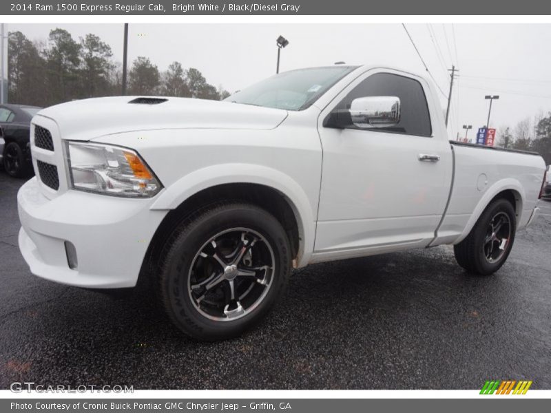 Bright White / Black/Diesel Gray 2014 Ram 1500 Express Regular Cab