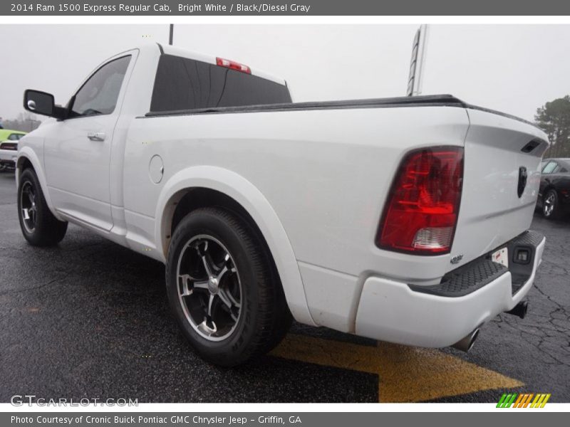 Bright White / Black/Diesel Gray 2014 Ram 1500 Express Regular Cab