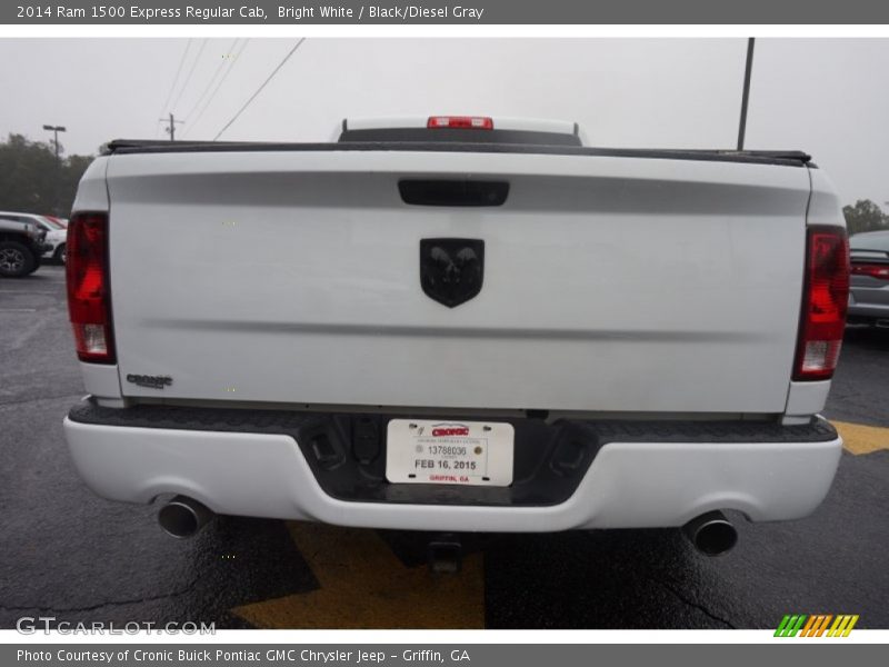 Bright White / Black/Diesel Gray 2014 Ram 1500 Express Regular Cab