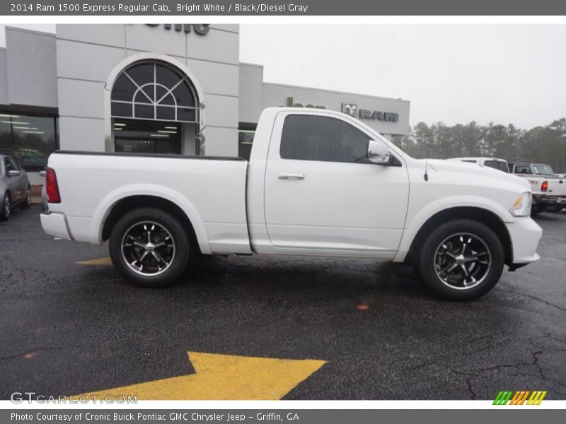 Bright White / Black/Diesel Gray 2014 Ram 1500 Express Regular Cab