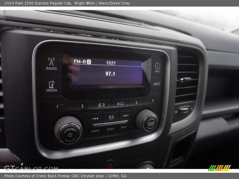 Bright White / Black/Diesel Gray 2014 Ram 1500 Express Regular Cab