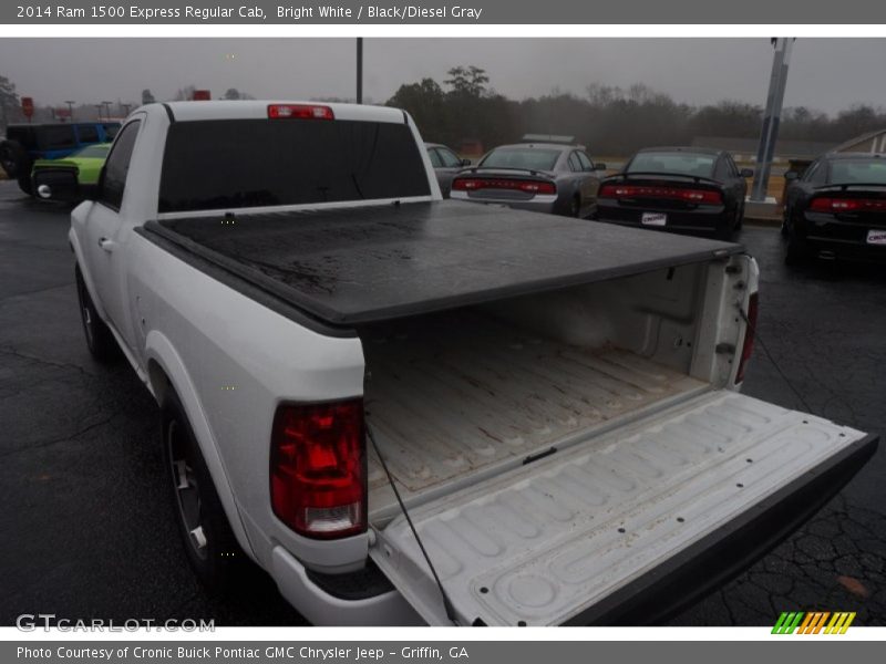 Bright White / Black/Diesel Gray 2014 Ram 1500 Express Regular Cab