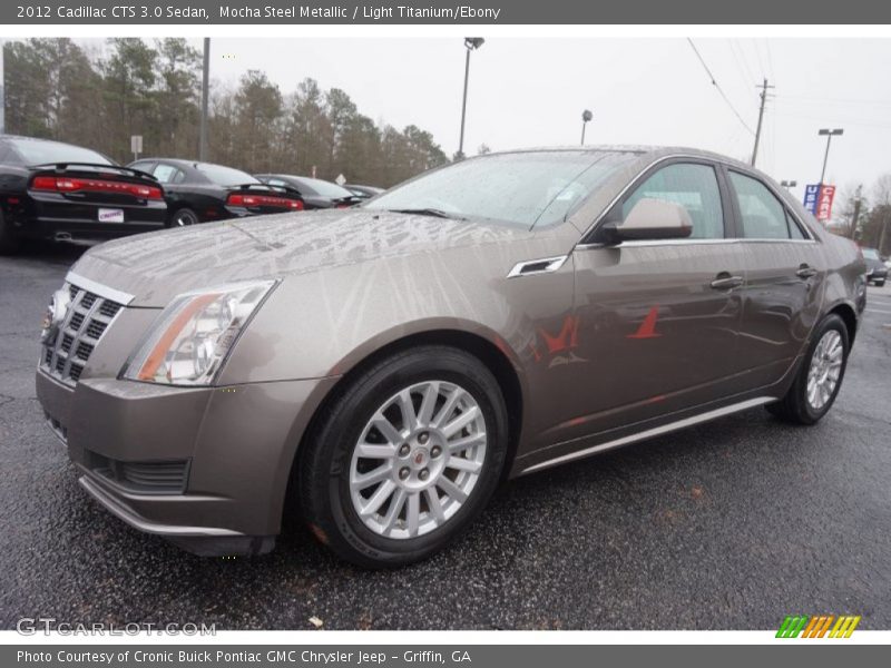 Front 3/4 View of 2012 CTS 3.0 Sedan