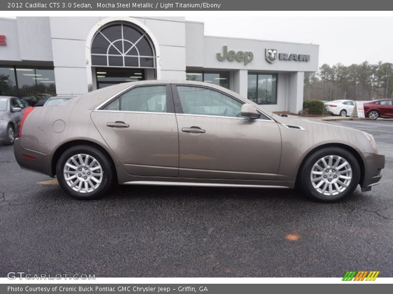 Mocha Steel Metallic / Light Titanium/Ebony 2012 Cadillac CTS 3.0 Sedan