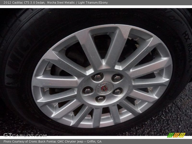 Mocha Steel Metallic / Light Titanium/Ebony 2012 Cadillac CTS 3.0 Sedan