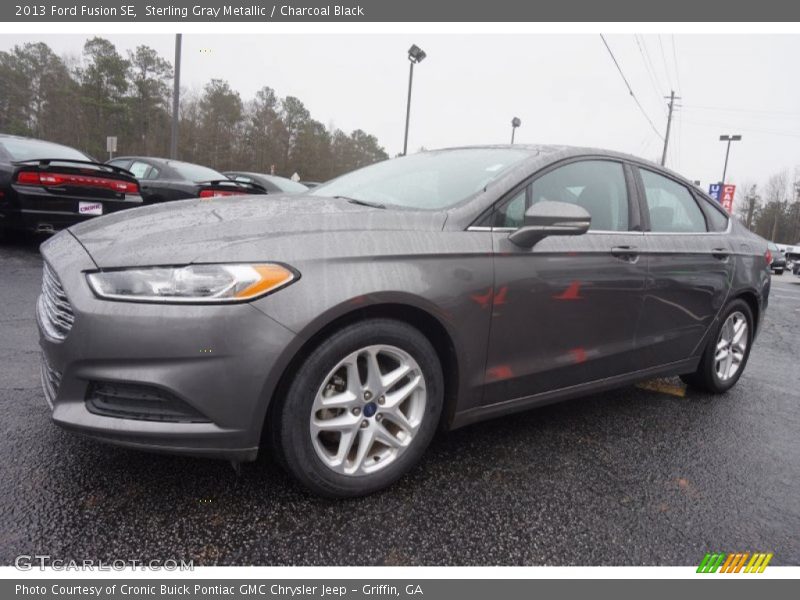 Sterling Gray Metallic / Charcoal Black 2013 Ford Fusion SE