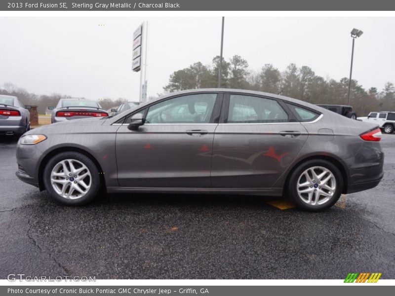 Sterling Gray Metallic / Charcoal Black 2013 Ford Fusion SE