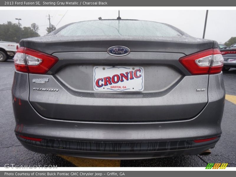 Sterling Gray Metallic / Charcoal Black 2013 Ford Fusion SE