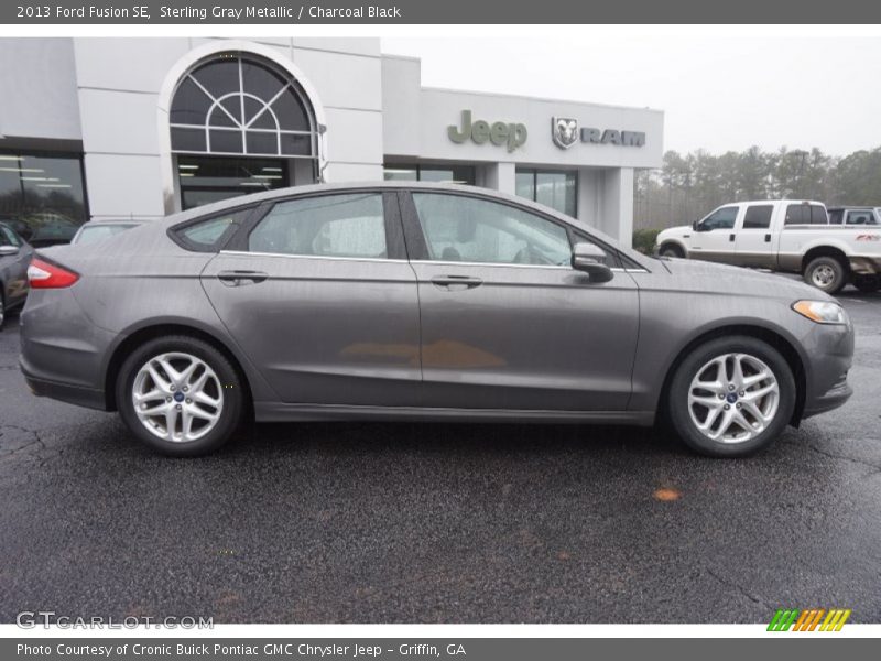 Sterling Gray Metallic / Charcoal Black 2013 Ford Fusion SE