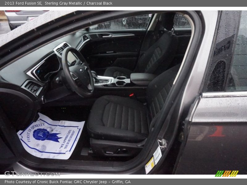 Sterling Gray Metallic / Charcoal Black 2013 Ford Fusion SE