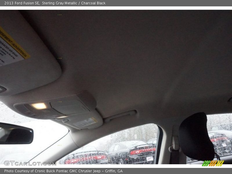 Sterling Gray Metallic / Charcoal Black 2013 Ford Fusion SE