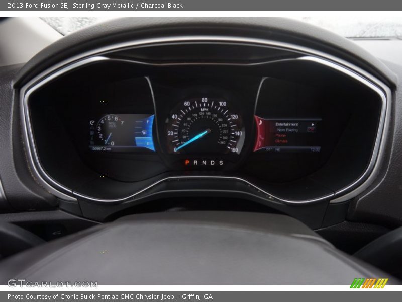 Sterling Gray Metallic / Charcoal Black 2013 Ford Fusion SE