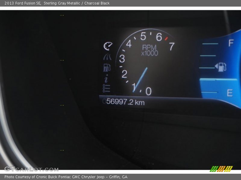 Sterling Gray Metallic / Charcoal Black 2013 Ford Fusion SE