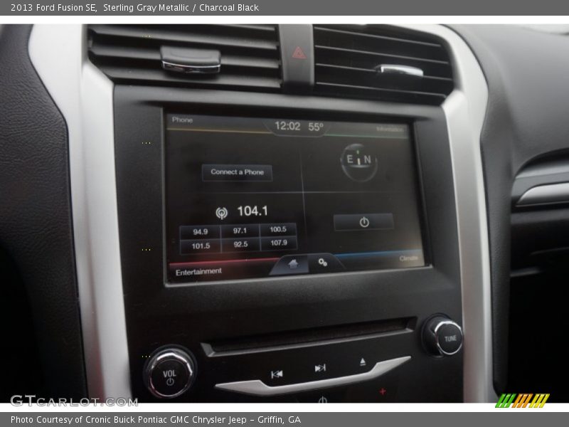 Sterling Gray Metallic / Charcoal Black 2013 Ford Fusion SE