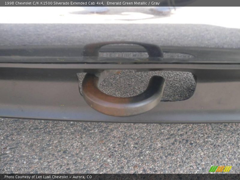 Emerald Green Metallic / Gray 1998 Chevrolet C/K K1500 Silverado Extended Cab 4x4