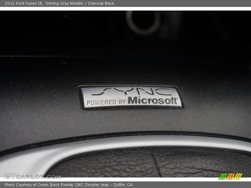Sterling Gray Metallic / Charcoal Black 2013 Ford Fusion SE